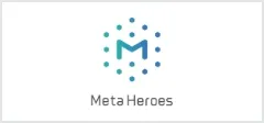 株式会社Meta Heroes<br>クリエイティブ・ディレクター 北野裕也 氏のロゴ