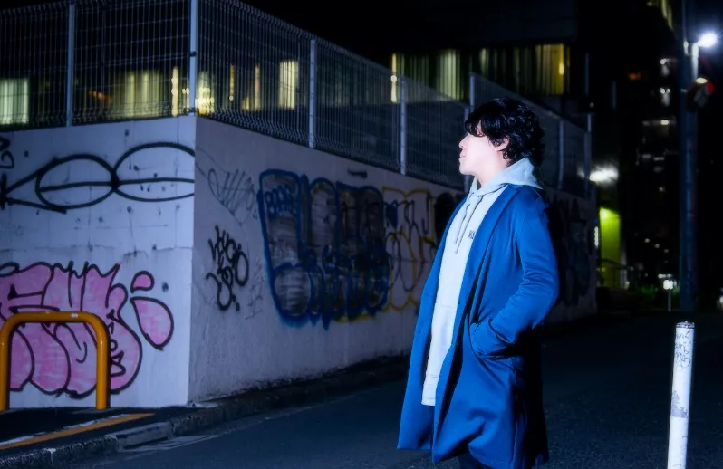 インタビューの写真